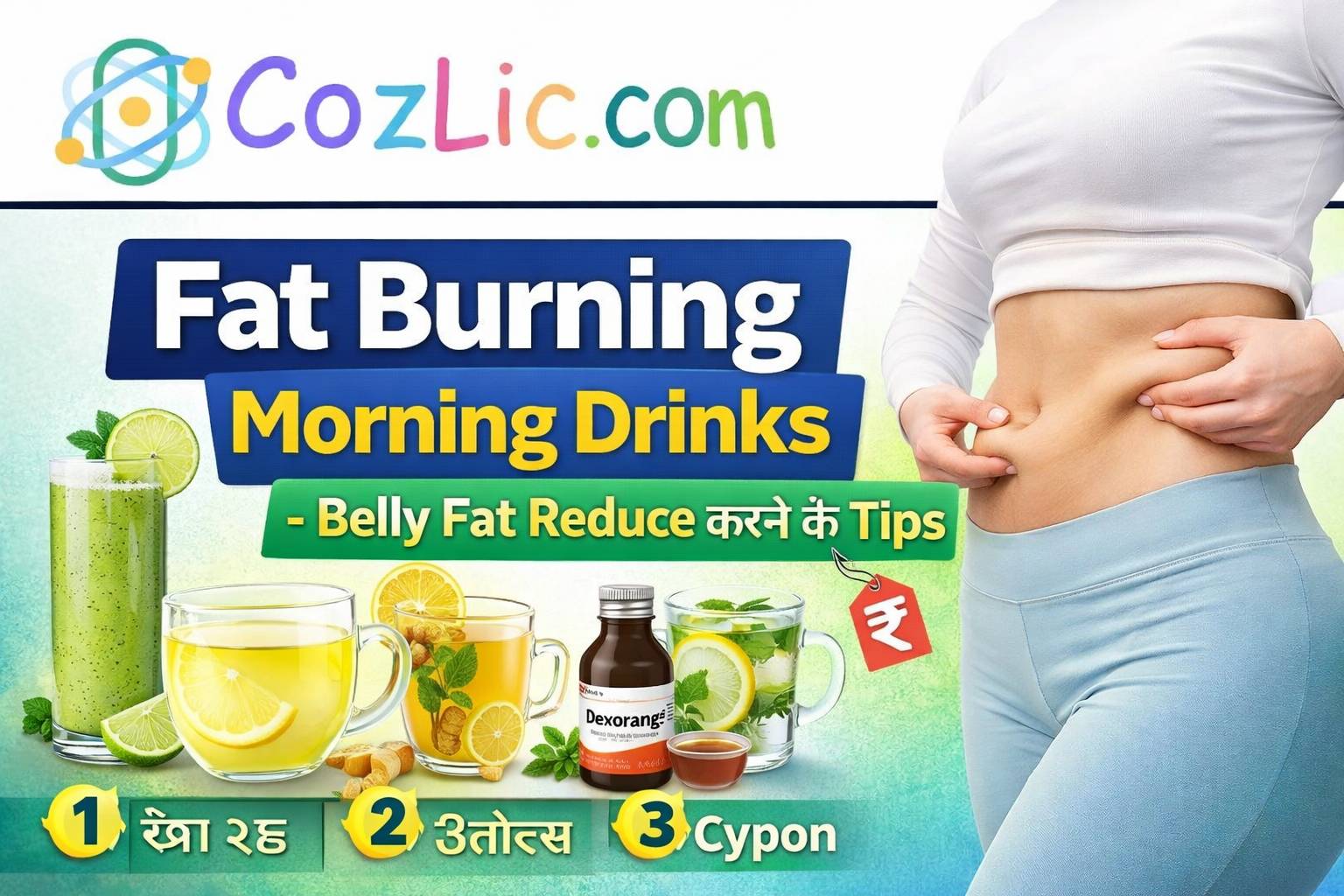 Fat Burning Morning Drinks 🍹 – Belly Fat Reduce करने के Tips