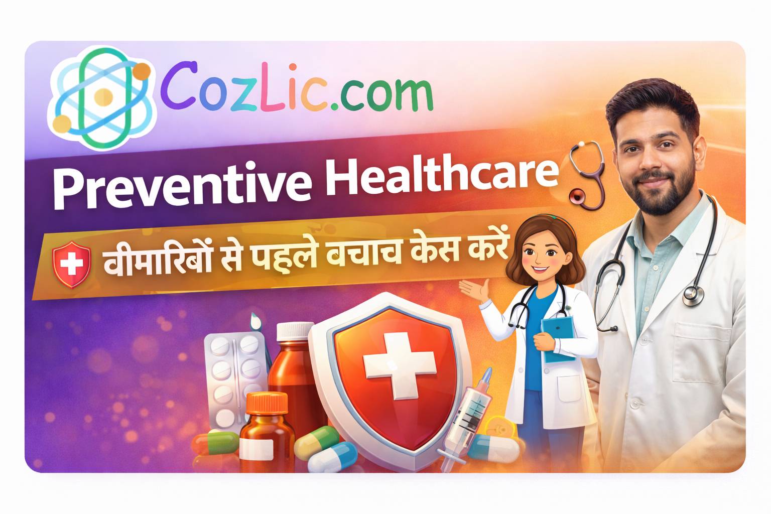 Preventive Healthcare 🩺 – बीमारियों से पहले बचाव कैसे करें Preventive Healthcare 🩺 – बीमारियों से पहले बचाव कैसे करें